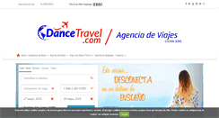 Desktop Screenshot of dance-travel.com