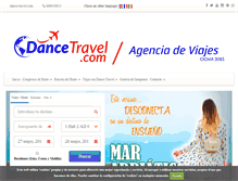 Tablet Screenshot of dance-travel.com